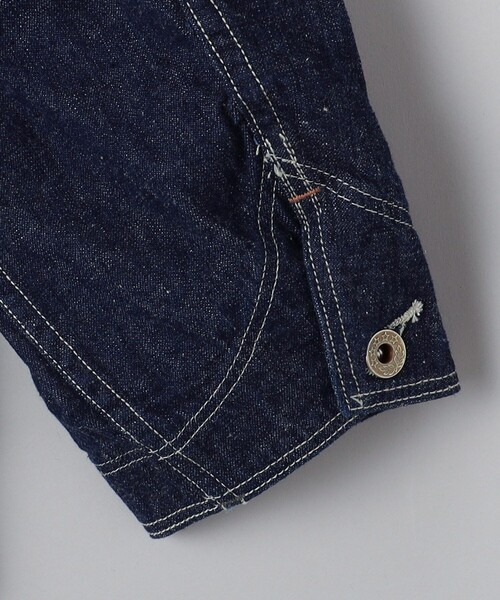 orSlow(オアスロウ)の「Orslow/オアスロウ 1940S COVERALL/カバーオール(デニムジャケット・メンズ・ネイビー/インディゴブルー・3/2/1)」の8枚目の写真