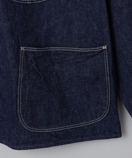 orSlow(オアスロウ)の「Orslow/オアスロウ 1940S COVERALL/カバーオール(デニムジャケット・メンズ・ネイビー/インディゴブルー・3/2/1)」の9枚目の写真