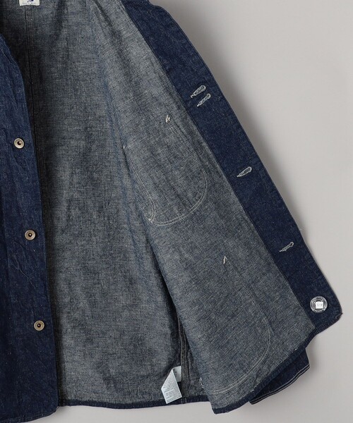 orSlow(オアスロウ)の「Orslow/オアスロウ 1940S COVERALL/カバーオール(デニムジャケット・メンズ・ネイビー/インディゴブルー・3/2/1)」の10枚目の写真