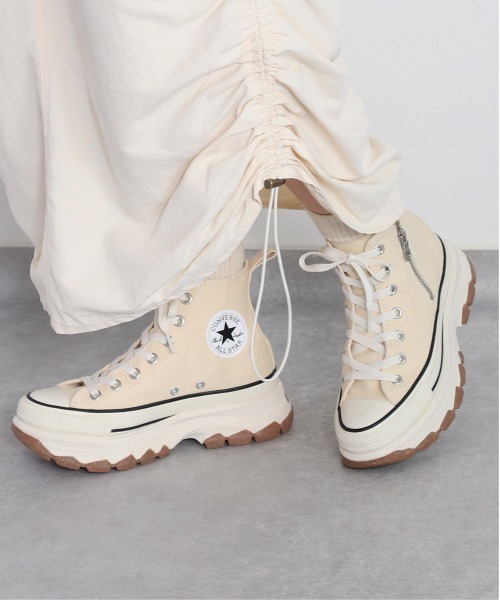 CONVERSE(コンバース)の「【CONVERSE☆ALLSTAR】トレックウエーブ ZHI <WEB限定>(スニーカー・レディース・ホワイト/グリーン・4/5)」の2枚目の写真