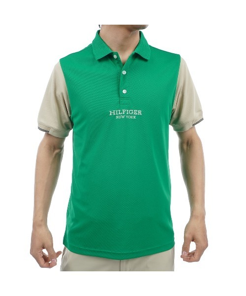 TOMMY HILFIGER GOLF（トミー ヒルフィガー ゴルフ）の「ｶﾗｰﾌﾞﾛｯｸ 半袖ﾎﾟﾛｼｬﾂ（ポロシャツ・メンズ・ブラック/ホワイト/ネイビー/グリーン・LL/L/XL/M）」の12枚目の写真