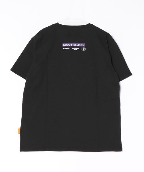 チャイハネ（チャイハネ）の「【チャイハネ】YOKOHAMA BEER×grn×Amina ヨヨビＴシャツ（Tシャツ/カットソー・メンズ・ホワイト/ブラック/イエロー・M/L）」の10枚目の写真