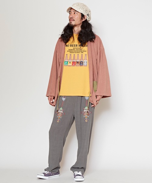 チャイハネ（チャイハネ）の「【チャイハネ】YOKOHAMA BEER×grn×Amina ヨヨビＴシャツ（Tシャツ/カットソー・メンズ・ホワイト/ブラック/イエロー・M/L）」の14枚目の写真