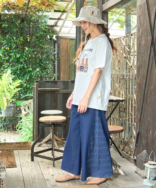 チャイハネ（チャイハネ）の「【チャイハネ】YOKOHAMA BEER×grn×Amina ヨヨビＴシャツ（Tシャツ/カットソー・メンズ・ホワイト/ブラック/イエロー・M/L）」の6枚目の写真