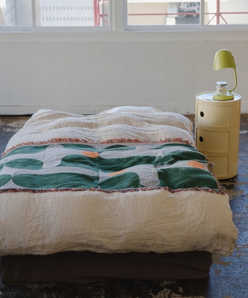 BIRTHDAY BAR(バースデイバー)の「【SAHIR サヒール】Throwket hourglass スローケット(ブランケット・レディース・グリーン・フリー)」の4枚目の写真