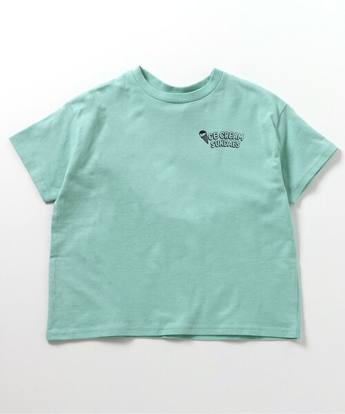 BREEZE(ブリーズ)の「【WEB限定】カラバリプリント半袖Tシャツ(Tシャツ/カットソー・キッズ・パープル/ベージュ/チャコール/ミント/ネイビー/イエロー/キャメル/ピンク/オフホワイト/サックスブルー・110/150/90/100/130/120/140)」の17枚目の写真