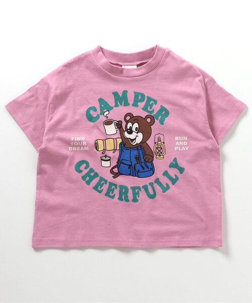 BREEZE(ブリーズ)の「【WEB限定】カラバリプリント半袖Tシャツ(Tシャツ/カットソー・キッズ・パープル/ベージュ/チャコール/ミント/ネイビー/イエロー/キャメル/ピンク/オフホワイト/サックスブルー・110/150/90/100/130/120/140)」の14枚目の写真