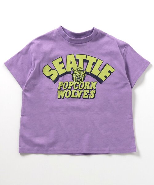 BREEZE(ブリーズ)の「【WEB限定】カラバリプリント半袖Tシャツ(Tシャツ/カットソー・キッズ・パープル/ベージュ/チャコール/ミント/ネイビー/イエロー/キャメル/ピンク/オフホワイト/サックスブルー・110/150/90/100/130/120/140)」の13枚目の写真