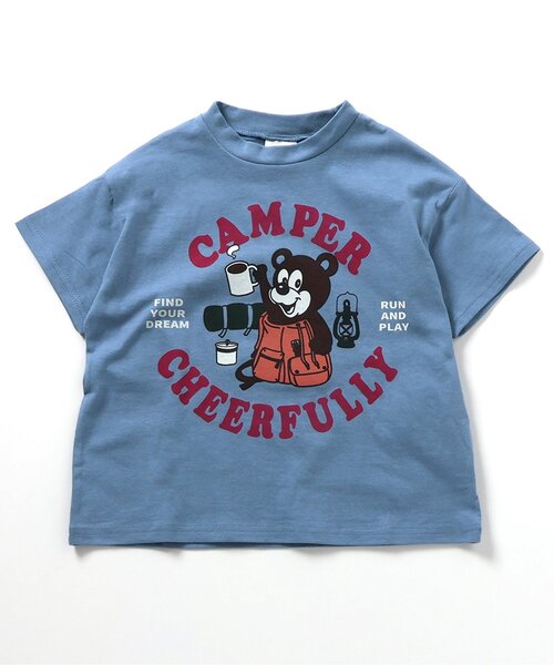 BREEZE(ブリーズ)の「【WEB限定】カラバリプリント半袖Tシャツ(Tシャツ/カットソー・キッズ・パープル/ベージュ/チャコール/ミント/ネイビー/イエロー/キャメル/ピンク/オフホワイト/サックスブルー・110/150/90/100/130/120/140)」の12枚目の写真
