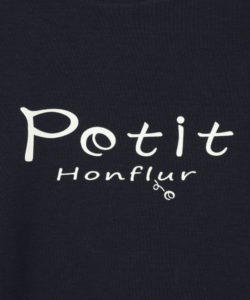Petit Honfleur(プチオンフルール)の「ロゴダンボールプルオーバー(Tシャツ/カットソー・レディース・グリーン/ネイビー/アイボリー・M/L)」の13枚目の写真