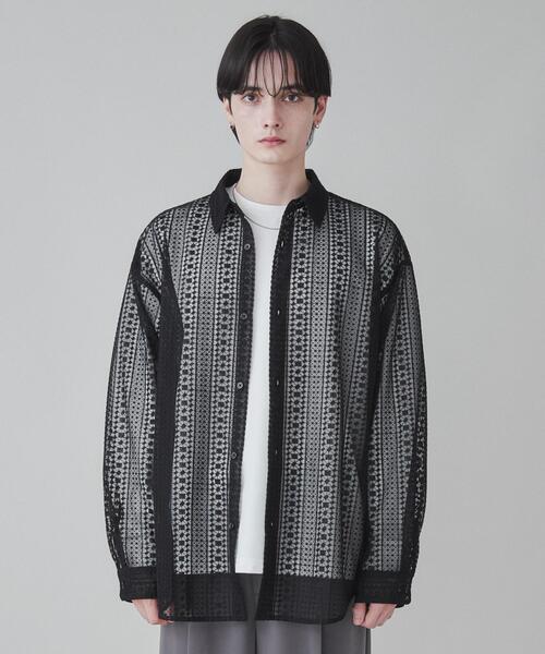 LUCY(ルーシー)の「LUCY/チュールレース刺繍シャツ(シャツ/ブラウス・メンズ・ブラック・LARGE/MEDIUM)」の11枚目の写真