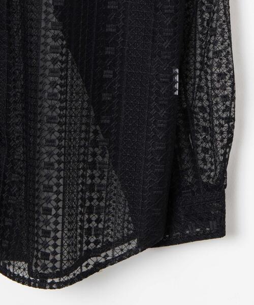 LUCY(ルーシー)の「LUCY/チュールレース刺繍シャツ(シャツ/ブラウス・メンズ・ブラック・LARGE/MEDIUM)」の18枚目の写真