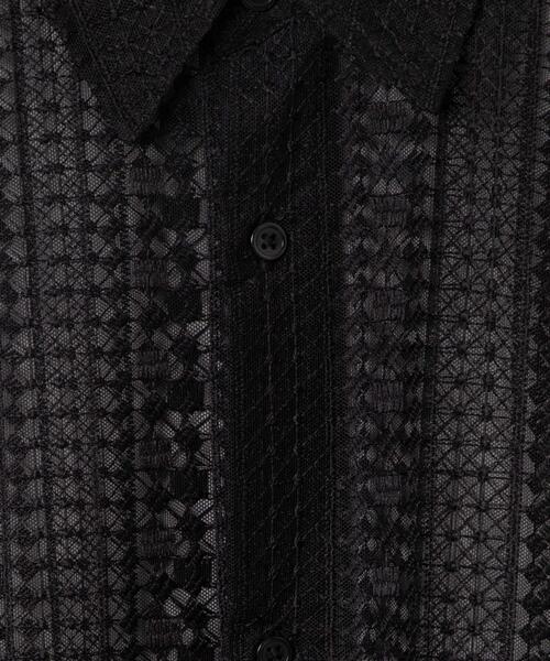LUCY(ルーシー)の「LUCY/チュールレース刺繍シャツ(シャツ/ブラウス・メンズ・ブラック・LARGE/MEDIUM)」の19枚目の写真