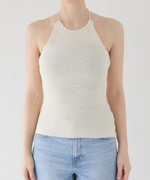 le | 【le】CROCHET HALTER NECK(ニット/セーター)