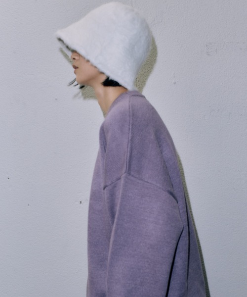 CREDONA（クレドナ）の「ファーハット（ハット・レディース・ホワイト・FREE）」の6枚目の写真