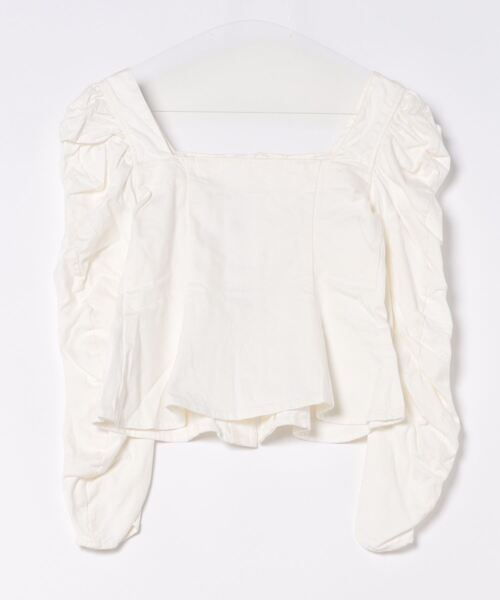 MOUSSY(マウジー)の「WHT DENIM BUSTIER ブラウス(シャツ/ブラウス・レディース・ホワイト・FREE)」の17枚目の写真
