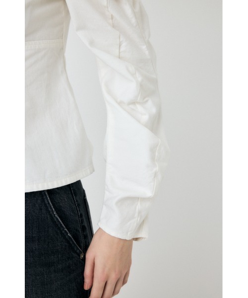 ブラウス シャツ WHT DENIM BUSTIER ブラウス レディース MOUSSY ブラウス シャツ WHT DENIM BUSTIER レディース