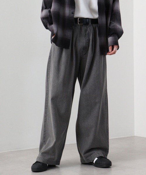 SUGGESTION（サジェッション）の「SUGGESTION 2タックワイドストレートパンツ（その他パンツ・メンズ・ブラック/ブルー系その他/ベージュ/ブラック系その他・M/L）」の22枚目の写真