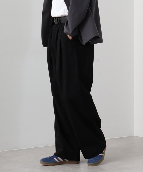 SUGGESTION（サジェッション）の「SUGGESTION 2タックワイドストレートパンツ（その他パンツ・メンズ・ブラック/ブルー系その他/ベージュ/ブラック系その他・M/L）」の12枚目の写真