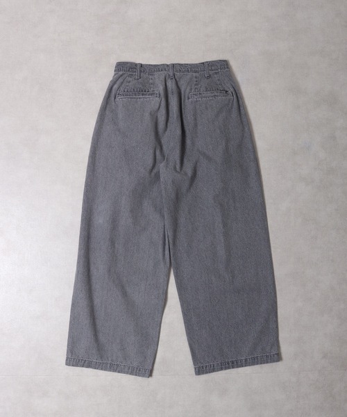 SUGGESTION（サジェッション）の「SUGGESTION 2タックワイドストレートパンツ（その他パンツ・メンズ・ブラック/ブルー系その他/ベージュ/ブラック系その他・M/L）」の8枚目の写真