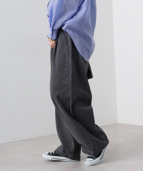 SUGGESTION（サジェッション）の「SUGGESTION 2タックワイドストレートパンツ（その他パンツ・メンズ・ブラック/ブルー系その他/ベージュ/ブラック系その他・M/L）」の18枚目の写真