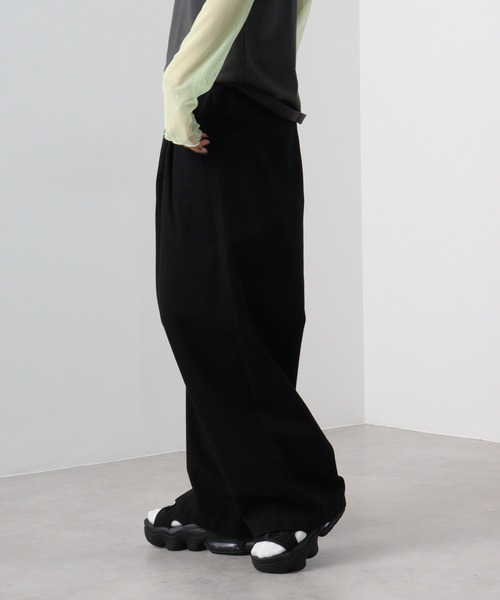 SUGGESTION（サジェッション）の「SUGGESTION 2タックワイドストレートパンツ（その他パンツ・メンズ・ブラック/ブルー系その他/ベージュ/ブラック系その他・M/L）」の13枚目の写真