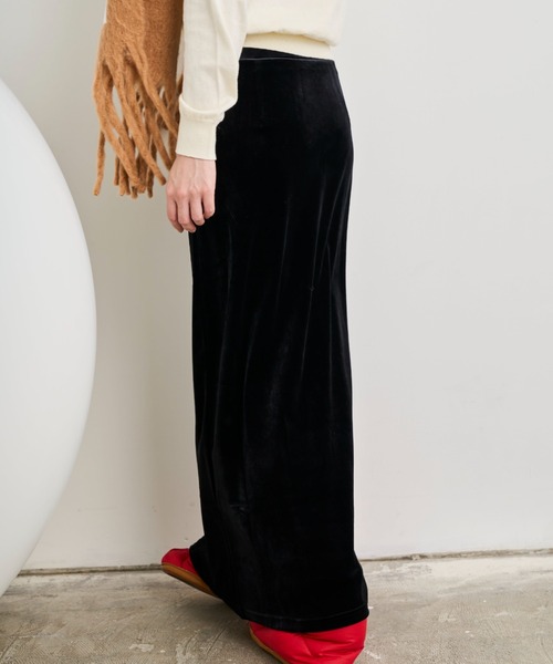 THEATRE PRODUCTS（シアタープロダクツ）の「ベロアスカート（スカート・レディース・グレー/ブラック・FREE）」の21枚目の写真