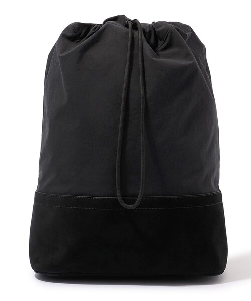 JAMES PERSE(ジェームスパース)の「スエードコンビ ドローストリングバックパック ACMN0584(バックパック/リュック・メンズ・ブラック/グレー・FREE)」の8枚目の写真