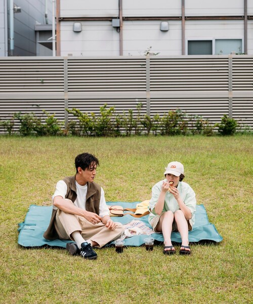 FREAK'S STORE（フリークスストア）の「FREAK’S STORE/フリークスストア オックスフォード ボタンダウン ショートスリーブシャツ/リラックスフィット（シャツ/ブラウス・メンズ・グレー/ホワイト/ライム/サックスブルー/ストライプ/ネイビー/ライトグレー・LARGE/MEDIUM）」の11枚目の写真