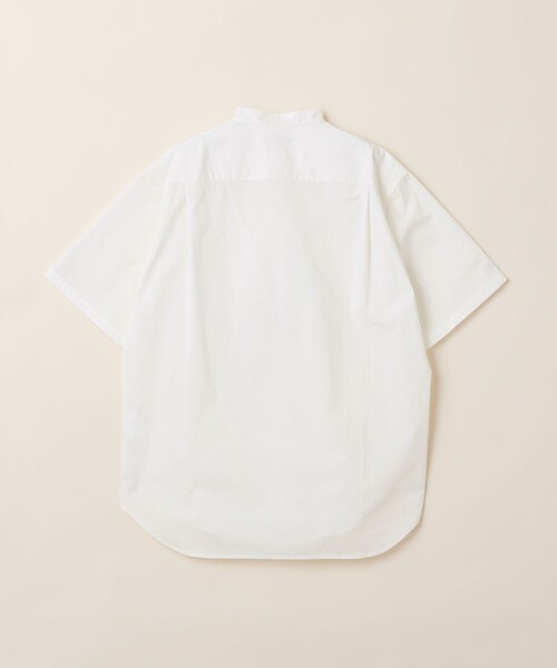 UNITED ARROWS（ユナイテッドアローズ）の「【ZOZO限定】タイプライター ワイドフォルム バンドカラー ショートスリーブシャツ（シャツ/ブラウス・メンズ・ホワイト/ライトブルー/ブラック/ベージュ/ネイビー/オリーブ・S/M/L/XL/XS/XXL）」の18枚目の写真