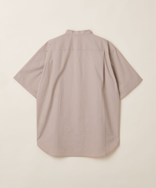 UNITED ARROWS（ユナイテッドアローズ）の「【ZOZO限定】タイプライター ワイドフォルム バンドカラー ショートスリーブシャツ（シャツ/ブラウス・メンズ・ホワイト/ライトブルー/ブラック/ベージュ/ネイビー/オリーブ・S/M/L/XL/XS/XXL）」の19枚目の写真
