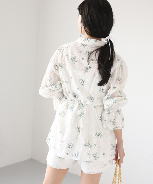 one after another NICE CLAUP（ワンアフターアナザーナイスクラップ）の「【flower collection】バックレースアップショートパンツ（その他パンツ・レディース・ホワイト系その他/オフホワイト/ホワイト系その他2・FREE）」の21枚目の写真