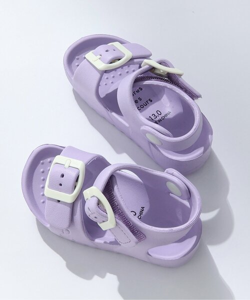 apres les cours(アプレレクール)の「EVAサンダル(サンダル・キッズ・ベージュ/ラベンダー/ピンク/ライム/アイボリー・13/14/15 /16/17/18/19/20/21)」の4枚目の写真