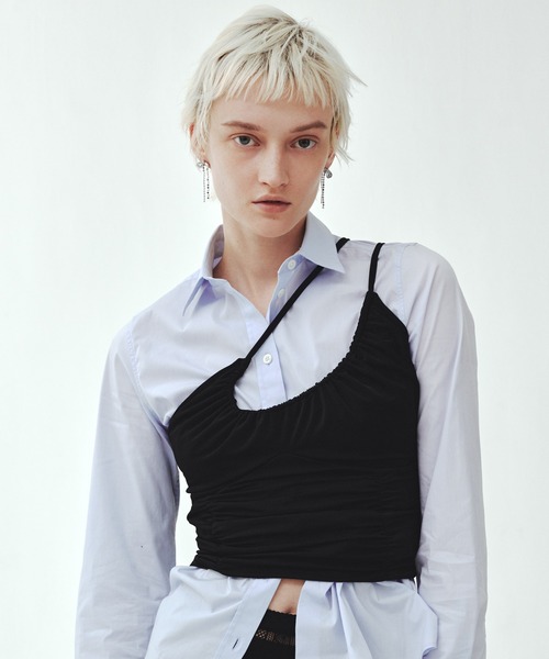 GOLDY（ゴールディ）の「ドット チェーン リボン ピアス（ピアス（両耳用）・レディース・ブラック/シルバー系その他/ゴールド/シルバー・FREE）」の5枚目の写真