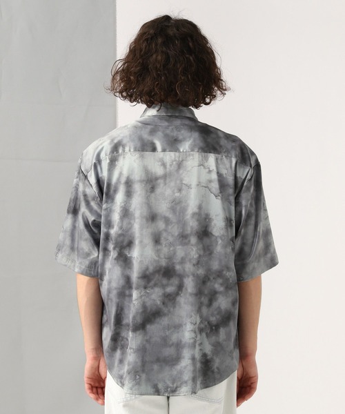 HARE（ハレ）の「シャイニーサテンブラーシャツ(HARE)（シャツ/ブラウス・メンズ・グレー/ブラック・FREE）」の10枚目の写真