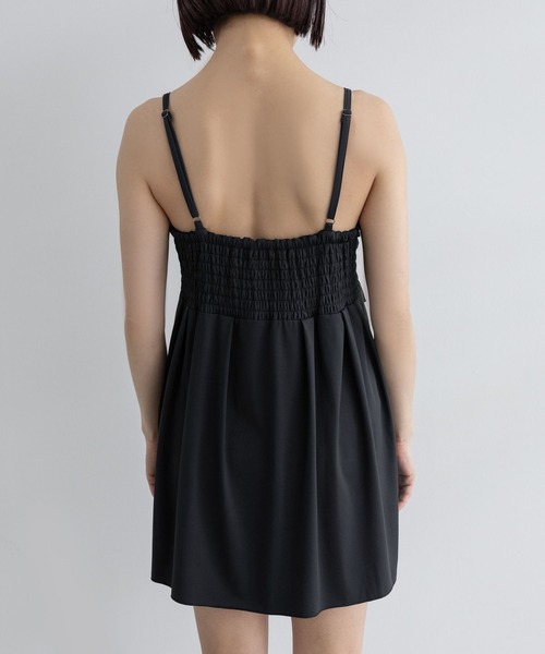 セール】【WEB限定・スイムウエア】ギャザーキャミセットアップ（水着