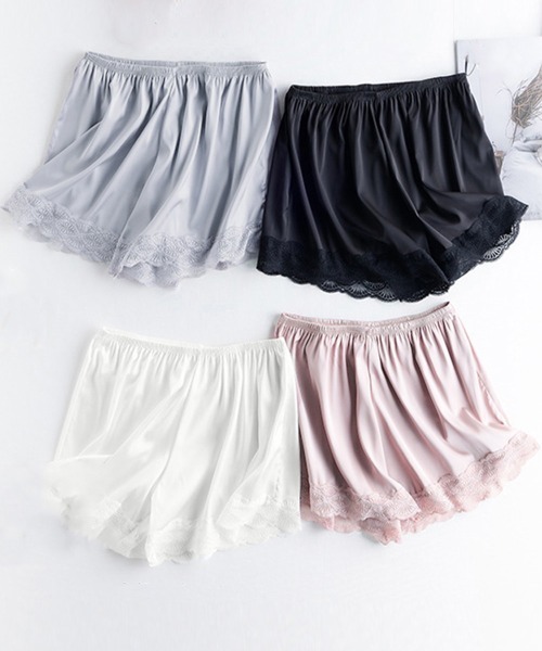 Miniministore(ミニミニストア)の「ペチコートパンツ レディース 裾レースショートパンツショーパン短パンショートパンツ ショーパン 短パン ハーフパンツ クロップド(その他パンツ・レディース・ピンク/ホワイト/ブラック/グレー・FREE)」の13枚目の写真