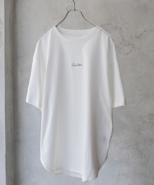 EDWIN(エドウィン)の「C17 LOGO TEE Cotton100%(Tシャツ/カットソー・レディース・ピンク/ホワイト/チャコールグレー・L/M)」の2枚目の写真