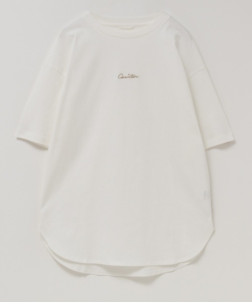 EDWIN(エドウィン)の「C17 LOGO TEE Cotton100%(Tシャツ/カットソー・レディース・ピンク/ホワイト/チャコールグレー・L/M)」の9枚目の写真
