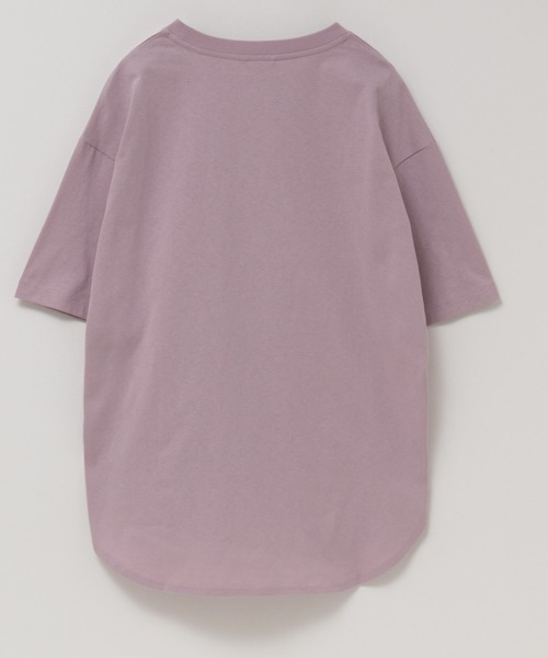 EDWIN(エドウィン)の「C17 LOGO TEE Cotton100%(Tシャツ/カットソー・レディース・ピンク/ホワイト/チャコールグレー・L/M)」の4枚目の写真