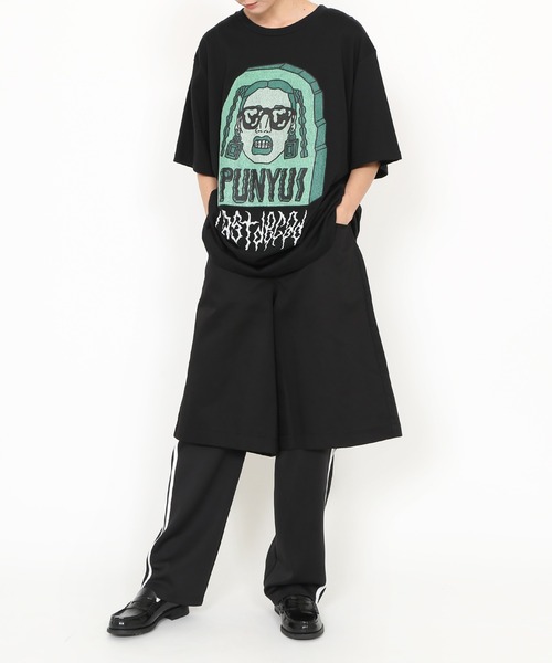 PUNYUS（プニュズ）の「Last decade　ビッグＴシャツ（Tシャツ/カットソー・レディース・ブラック/イエロー/ホワイト・3/4）」の10枚目の写真