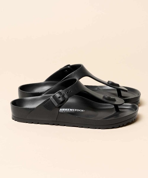BIRKENSTOCK(ビルケンシュトック)の「BIRKENSTOCK/ビルケンシュトック レディース メンズ Gizeh EVA ギゼ イーブイエー サンダル コンフォート レギュラー幅 128201(サンダル・レディース・ブラック・23.0cm/24.0cm/24.5cm/25.0cm/26.0cm/26.5cm/27.0cm/28.0cm)」の2枚目の写真