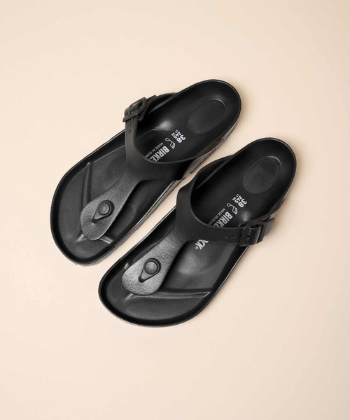 BIRKENSTOCK(ビルケンシュトック)の「BIRKENSTOCK/ビルケンシュトック レディース メンズ Gizeh EVA ギゼ イーブイエー サンダル コンフォート レギュラー幅 128201(サンダル・レディース・ブラック・23.0cm/24.0cm/24.5cm/25.0cm/26.0cm/26.5cm/27.0cm/28.0cm)」の3枚目の写真