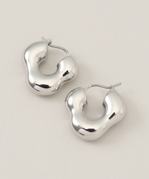 ユニークミニフープピアス