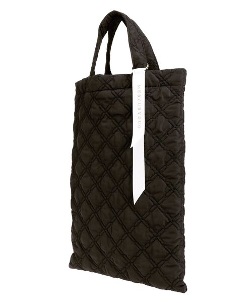 MERCURYDUO（マーキュリーデュオ）の「キルティングトートバッグ（ハンドバッグ・レディース・その他1/アイボリー/オフホワイト/ブラック・FREE）」の11枚目の写真