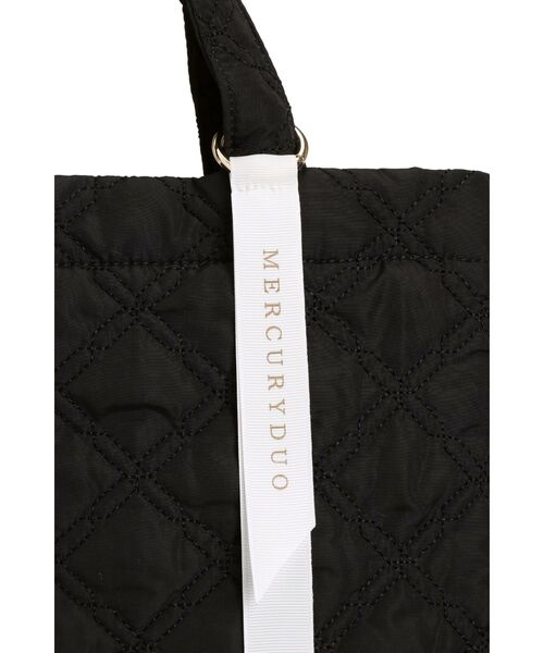 MERCURYDUO（マーキュリーデュオ）の「キルティングトートバッグ（ハンドバッグ・レディース・その他1/アイボリー/オフホワイト/ブラック・FREE）」の14枚目の写真