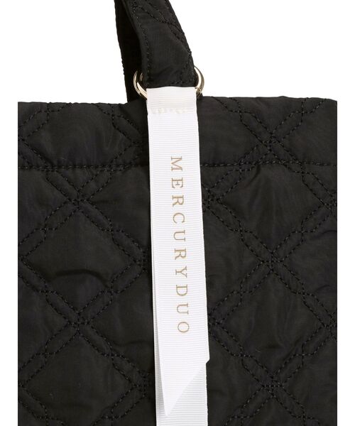 MERCURYDUO（マーキュリーデュオ）の「キルティングトートバッグ（ハンドバッグ・レディース・その他1/アイボリー/オフホワイト/ブラック・FREE）」の15枚目の写真