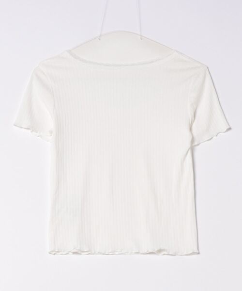 frunco(フランコ)の「【ZOZO限定】レース付きリブトップス(Tシャツ/カットソー・レディース・グリーン/ホワイト/ベージュ・MEDIUM)」の20枚目の写真