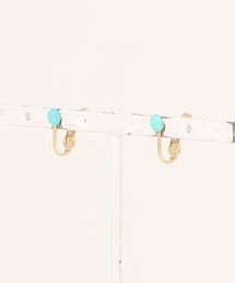 CERCA | september/ターコイズoval earring(イヤリング)