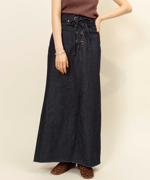 セール/ブランド古着】デニムロングスカート（デニムスカート  